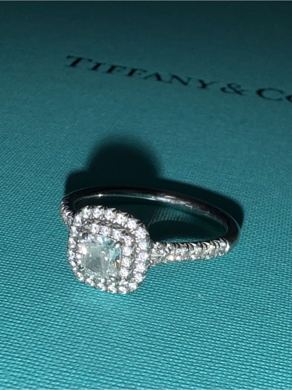 Authentic Tiffany & Co. Diamond Engagement Ring – Certificate Included